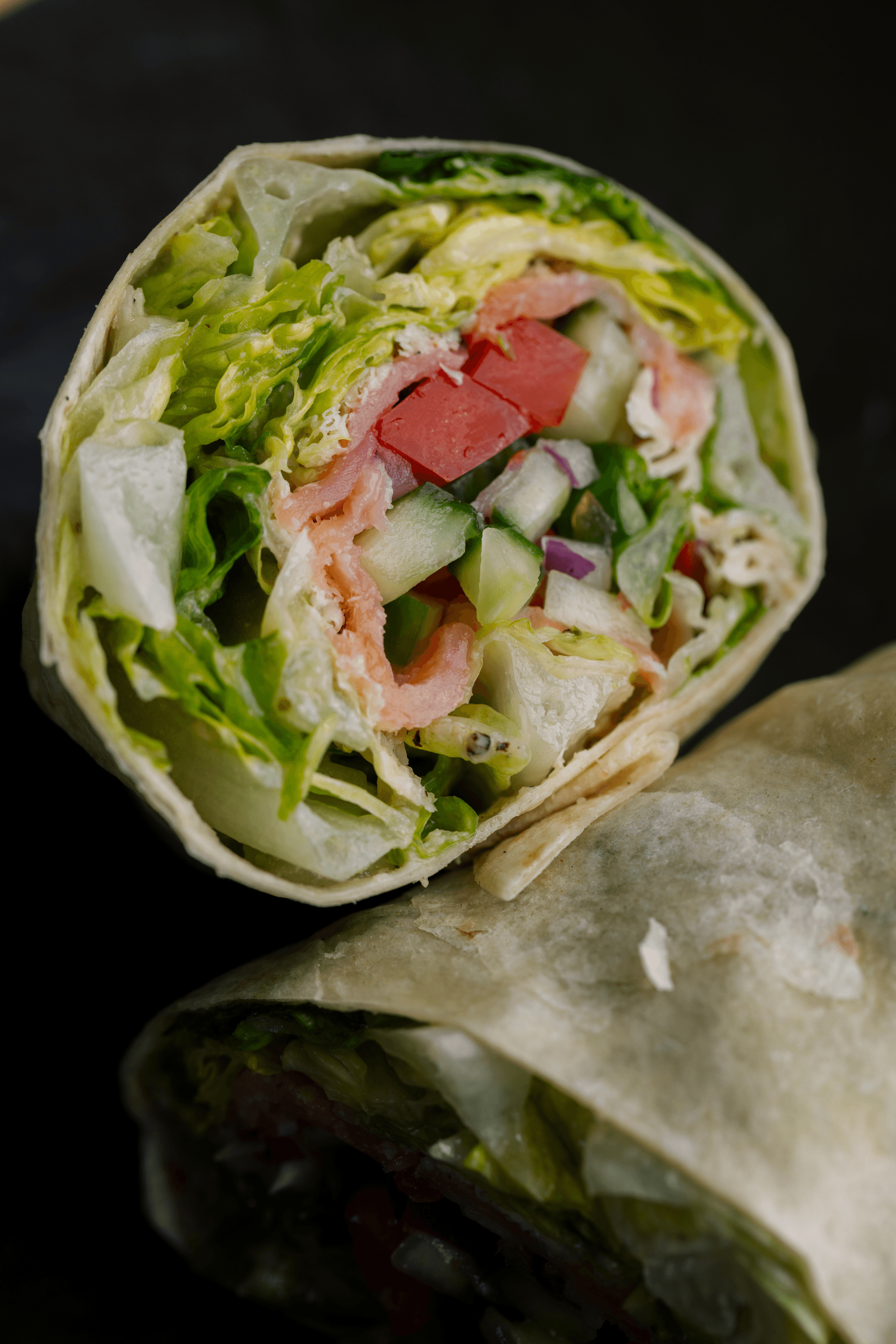 Smoked Salmon Caesar Wrap