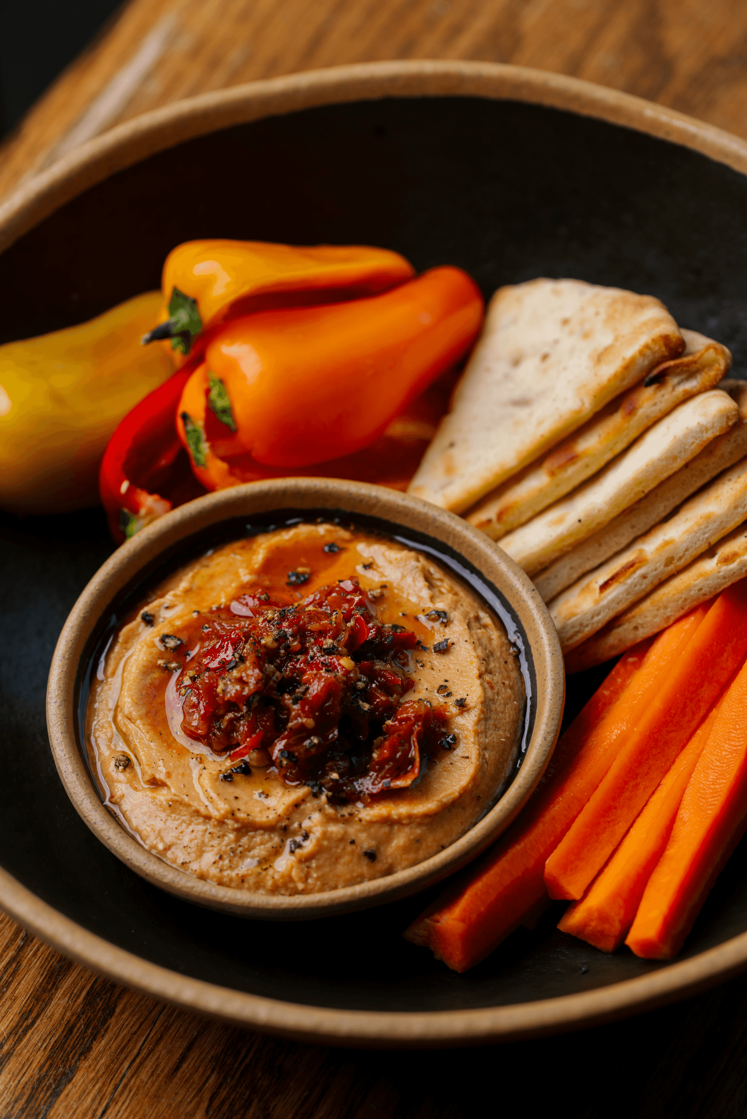 Sun-Dried Tomato Hummus